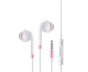 Shiny Earphones For iPhone 5 White & Rose Gold | Buyersolutions